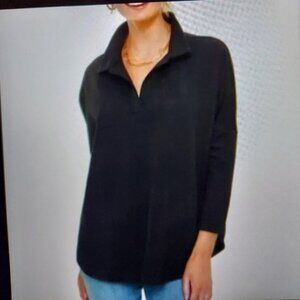 Pomander Place Black Polo Sweatshirt M/L